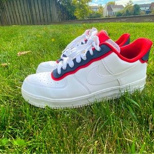 Men’s SIZE 11 Air Force 1 '07 LV8 'Double Layer - Obsidian Red